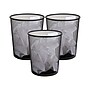 Mind Reader Metal Mesh Trash Can Without Lid, 4.5 Gallon, Black, 3/Pack (3CGARB-BLK)~#|#~078711F2-F15F-4AE6-8F164F44AAC67392_sc7