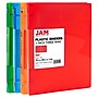 JAM Paper 1/2" 3-Ring Flexible Poly Binders, Assorted Colors, 4/Pack (PB75237ASSRT)~#|#~07886FE2-68D5-4A6C-9410DD6F2060F844_sc7