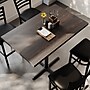 Flash Furniture Bennett Wooden Commercial Indoor Table, 48" x 30", Dark Brown Top/Black Base (GSF3048DBT2230B)~#|#~0789DAF4-3C32-4E84-9187A1B61E365BFA_sc7