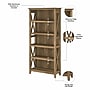 Bush Furniture Key West Console TV Stand, Screens up to 65", Reclaimed Pine (KWS027RCP)~#|#~078ED1F6-13EC-4FA2-8AC0F907F72E973E_sc7