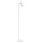 Simple Designs Sleek Essentials 54.5" Metal Floor Lamp with Wire Cage Shade, White (LF1050-WHT)~#|#~078F7040-C490-47A5-8CC5DC9F4790C85A_sc7