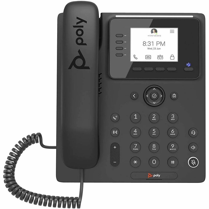 Poly CCX 350 VOIP Phone, Black (8F3G3AA#ABA) image 1