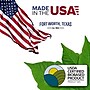 Samsill Earth's Choice Plant-Based  Durable 1/2" View Binder, 3-Ring , Made in USA, White (18917)~#|#~079A80B0-1492-4B23-BCB2A06AF0BD65AB_sc7