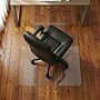 Staples Hard Floor Chair Mat with Lip, 45" x 53", Clear Vinyl (22025-US)~#|#~079ABFC7-7597-4E32-BF3F5D9F48D37D50_sc7