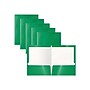 Better Office Glossy 2-Pocket Portfolio Folder, Green, 25/Pack (80188-25PK)~#|#~079F24C3-DBB9-4992-9F07E01E300E103D_sc7