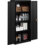 Lorell Fortress Steel Storage Cabinet with 4-Shelves, Black (LLR69830BK)~#|#~07A0FABD-4C2A-4050-AF6DD3AC2AD8EBED_sc7