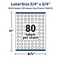 Avery Laser/Inkjet Multipurpose StarLabels, 0.75" Dia, Glossy Clear, 8000/Box (94610)~#|#~07A20FA5-9828-463D-B29F7235B0DBB68F_sc7