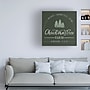 Trademark Fine Art Becky Thorns Vintage Christmas Sign I Green Sq Canvas Art, 24" x 24" (WAP31955-C2424G)~#|#~07A71FC7-D917-4D53-BD9BB6CE64779678_sc7