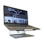 Amer 9" x 9" Aluminum Rotating Laptop Stand for 17" Laptops, Silver (AMRNS04)~#|#~07A8CC25-7E9D-46BA-8AB14EBDB9047447_sc7