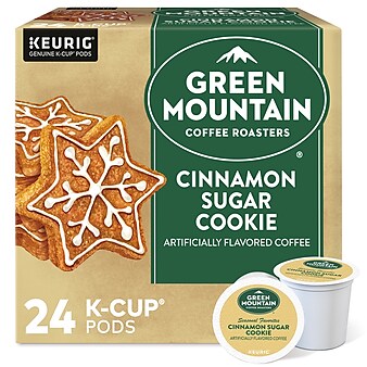 Green Mountain Cinnamon Sugar Cookie Coffee, Keurig® K-Cup® Pods, Medium Roast, 24/Box (35814)