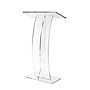 AdirOffice 47" Speaker Podium Lectern, Clear (661-03-CLR)~#|#~07AC17E3-16A0-43AB-B2FC4C7DB4F3329D_sc7