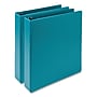 Samsill Earth's Choice 1 1/2" 3-Ring View Binders, Teal, 2/Pack (SAMMP286577)~#|#~07AD2B84-F5F4-4240-A5764C08E4297AB9_sc7
