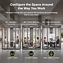 Uncaged Ergonomics Modular Acoustic Office Pod with Ventilation, Lighting and Power, Medium, Black (POD-M-Black)~#|#~07B8EDD9-8AA5-410A-8FE0ADC85E7D07F1_sc7