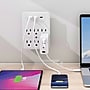 Ciao Tech 6-Outlet Surge Protector Wall Tap with 3-USB Ports, 300-Joules, White (CPA5V00-072)~#|#~07B90D98-69EB-415D-B0BC4BE971707385_sc7