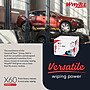 WypAll GeneralClean X60 Cleaning Cloths, 12.5" x 10", White, 70 Sheets/Pack, 8/Carton (41083)~#|#~07BA1DC7-FE6A-4A03-9FD32CA807BAA0BC_sc7