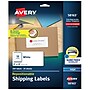 Avery Repositionable Inkjet Shipping Labels, 2" x 4", White, 250 Labels/Pack (58163)~#|#~07C0AD02-67D2-4969-98B9395216E442D7_sc7