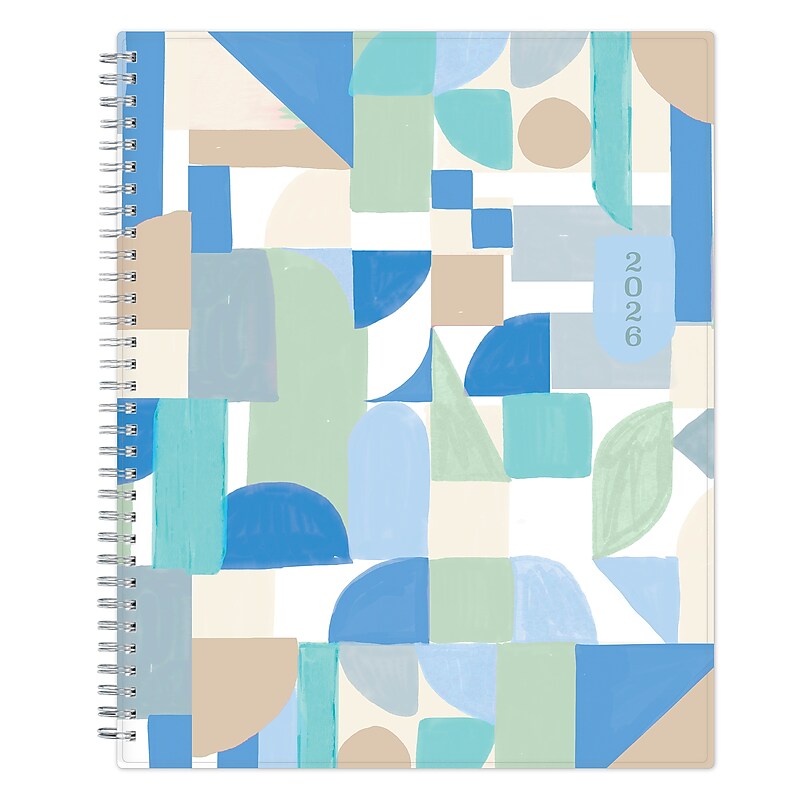 2026 Blue Sky Ellegra 11" x 8.5" Weekly & Monthly Personal Organizer, Plastic Cover (158008) image 1