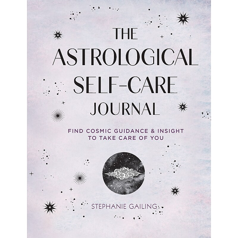 Quarto Astrological Wellness & Spirituality Guided Journal, Hardcover, 6.27" x 8.25", Purple, 160 Pages (9781631068331) image 1