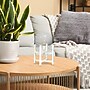 Creekwood Home 13.5" LED Table Lamp, White/Clear Glass (CWT-1000-WH)~#|#~07C89030-5D5B-4B6C-9A92884F9A720019_sc7