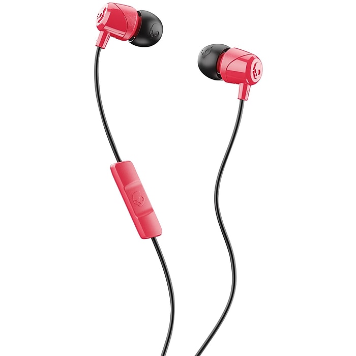 Skullcandy Jib Earbuds with Microphone, Red (S2DUY-L676) | Staples