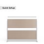 Luxor Oakwood 2-Panel Room Divider, 48"H x 70"W, Oak Grain (PPWL011)~#|#~07CCEC07-E5FE-40EF-88E2F31ACEB0A7F0_sc7