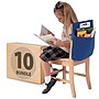 Seat Sack Seat Storage, 16" x 12" x 4", Blue, 10/Pack (00112BUNDLE)~#|#~07CE2D91-59AD-4821-AB63E8E833B9BE89_sc7