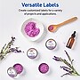 Avery Laser Waterproof Round Labels with Sure Feed, 2 1/2" dia., White, 72 Labels/Pack (5657)~#|#~07D5FA0B-11F8-439E-94A710C5A77F8CBD_sc7
