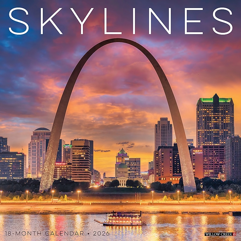 2026 Willow Creek Skylines 12" x 12" Monthly Wall Calendar (52815) image 1