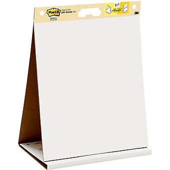 Post-it Super Sticky Tabletop Easel Pad, 20" x 23", 20 Sheets/Pad (563DE)