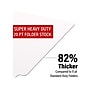 Medical Arts Press Heavy-Duty End Tab File Folder, Straight Cut, Letter-Size, White, 40/Box (S-09458-WHT)~#|#~07D829BB-C62B-4393-9AC1D5A0E1FC4E60_sc7