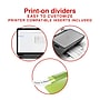 Staples Large Tab Plastic Insertable Pocket Dividers, 8-Tabs, Multicolor (ST62972)~#|#~07E08B91-2332-4C8F-87FCA0342FD6F8A1_sc7