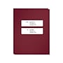 ComplyRight Double-Window Tax Presentation Folder, Burgundy, 50/Pack (FBU11)~#|#~07EA4A29-76B7-4985-9329AB8121D356FD_sc7