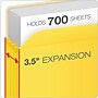 Pendaflex Color File Pocket, 3.5" Expansion, Letter Size, Yellow (1524E YEL)~#|#~07ECED97-CB41-433E-8EAEDC2594812B13_sc7