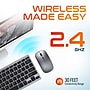 Delton N35 Portable/Travel/Small Wireless Keyboard and Mouse Combo, Silver (DKMKITMIN35-WB)~#|#~07EE9155-30C1-40B2-8F3372E1310717B3_sc7