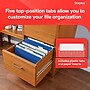 Staples® Hanging File Folders, 1/5-Cut Tab, Letter Size, Blue, 25/Box (ST163501-CC)~#|#~07F40857-D9C1-4D2E-AF3E00757A4B4787_sc7
