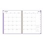 2026 Blue Sky Wisteria 8.5" x 11" Weekly & Monthly Personal Organizer, Plastic Cover, Assorted Colors (158088)~#|#~07F9D4C9-D621-4321-8E7F5D1D214FF357_sc7
