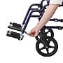 Medline Transport Wheelchair, Desk Lenth Arms, Navy (MDS808200KNM)~#|#~07FC3A56-2E61-45D3-B950023AA2A4EF9B_sc7
