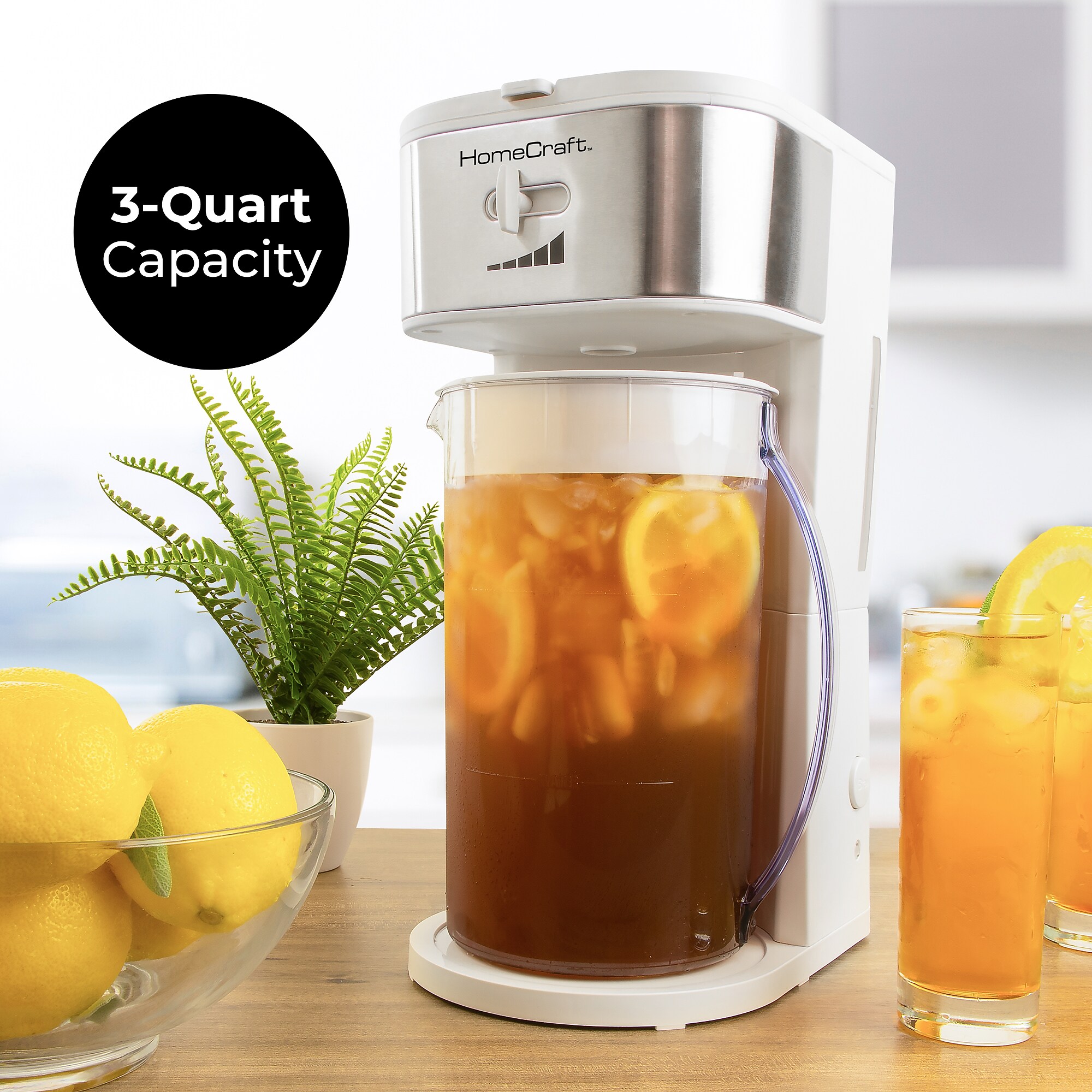 HomeCraft 12-Cups Automatic Drip Coffee Maker, White (HCIT3WS6A) Sansujyuku sansujyuku.com