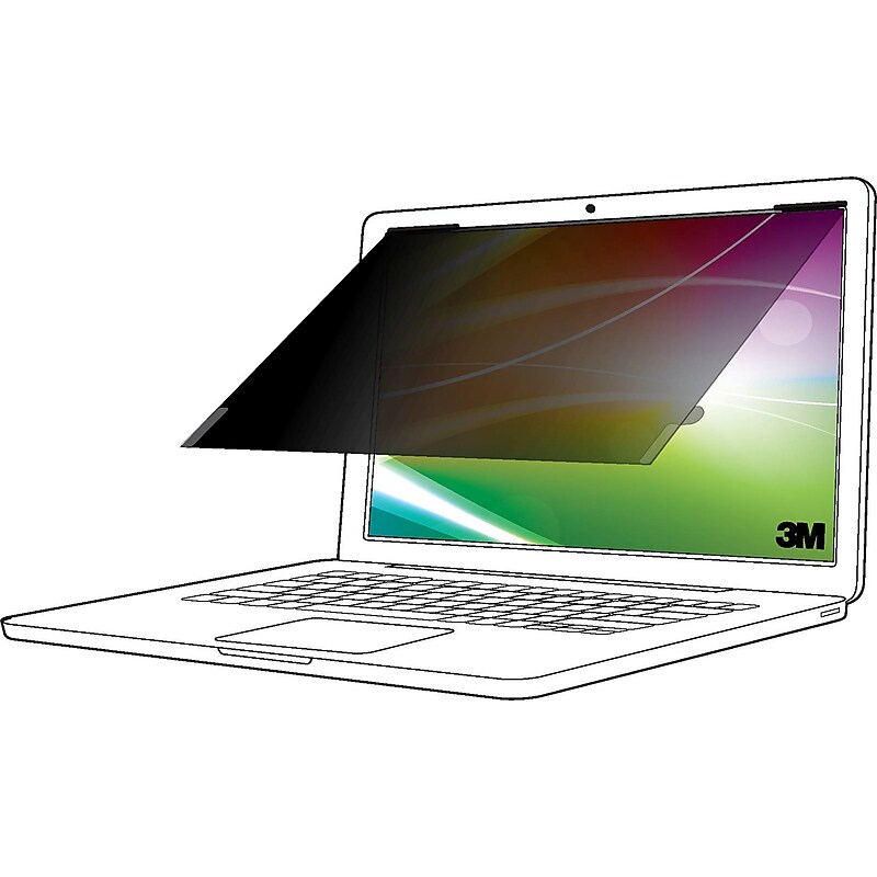 3M Anti-Glare Privacy Filter for 15.6" Laptops, 16:10 (BPNDE003) image 1