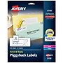 Avery Send & Reply Piggyback Laser/Inkjet Mailing Labels, 1-5/8" x 4" Outer, 1" x 3" Inner, 240 Labels/Pack (5735)~#|#~08082E23-7E81-4A07-9CF7B99E2317EF8F_sc7