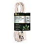 GoGreen Power 8' Extension Cord, 3-Outlet, 16 AWG, White (GG-19608)~#|#~080FCA8B-2D9A-450D-915C4036D31E372E_sc7