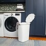 Mind Reader 15.85-Gallon Laundry Hamper with Lid, Plastic, White (60HAMP-WHT)~#|#~08126F25-F183-479F-9B43BF3F617AB26C_sc7