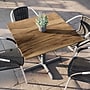 Flash Furniture TopGuard Square Wood Restaurant Dining Table and Base, 36" x 36", Natural/Silver Base (STSQ36NATT3030S)~#|#~081472F6-985D-40F0-9CD82CE53FD2F2D6_sc7