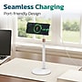 Purely Height Adjustable Phone and Tablet Stand with 360-Degree Rotating Base, White (PPSH119WH)~#|#~0816DA02-3EC7-41DF-8662A152888FB8CF_sc7