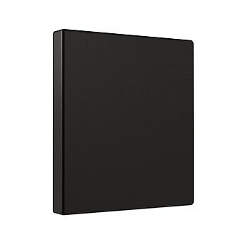 Staples Economy 1" 3-Ring Non-View Binder, Black (ST26645-CC)