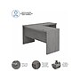 Bush Business Furniture Echo 60"W L Shaped Bow Front Desk, Modern Gray (ECH025MG)~#|#~08215B89-10DE-4914-B7BE729DC0BB7591_sc7