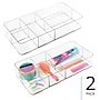 iDesign Clarity 5-Compartment Drawer Organizer, Clear, 2/Set (29339M2)~#|#~0824FC74-5459-4EA4-BDDBD2CA53524FEA_sc7