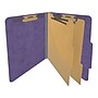 Medical Arts Press Pressboard Classification Folder, 2 Dividers, 2" Expansion, Letter Size, Purple, 10/Box (DV-T42-26-3PRP)~#|#~08254A9D-335E-4E0D-9F13A7C232FAD76F_sc7