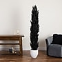 Nearly Natural UV Resistant Artificial Halloween Black Cedar Tree, 6' (T5145)~#|#~0826A4FB-6B28-4527-BB5F0BA46B7EC5AD_sc7