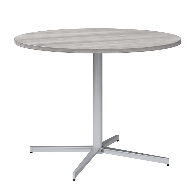 Bush Business Furniture 42" Round Conference Table, Platinum Gray (99XTB42RPG) image 1